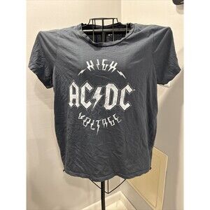 ACDC Tour Band Kids Short Sleeve Graphic T-shirt Size XXL